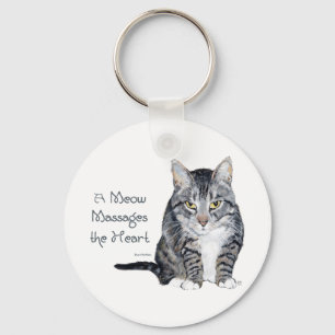 Katta Visdomsord - Meow Nyckelring