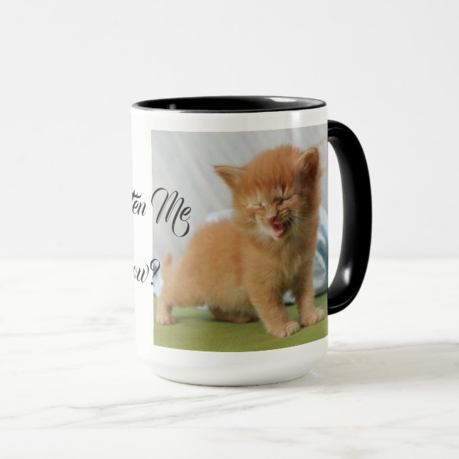 Kattade jag Cat Pet Meow Destiny Destiny's? Mugg (Framsida höger)