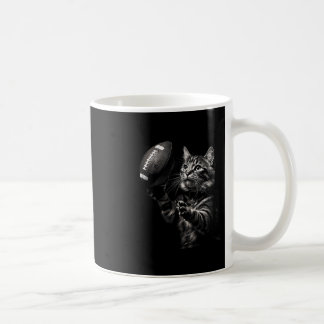 Kattade kvinnor i den amerikanska fotbollsklassen kaffemugg