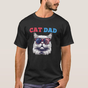 Kattägare KATT Pappa Perserkatten Amerika Perserka T Shirt