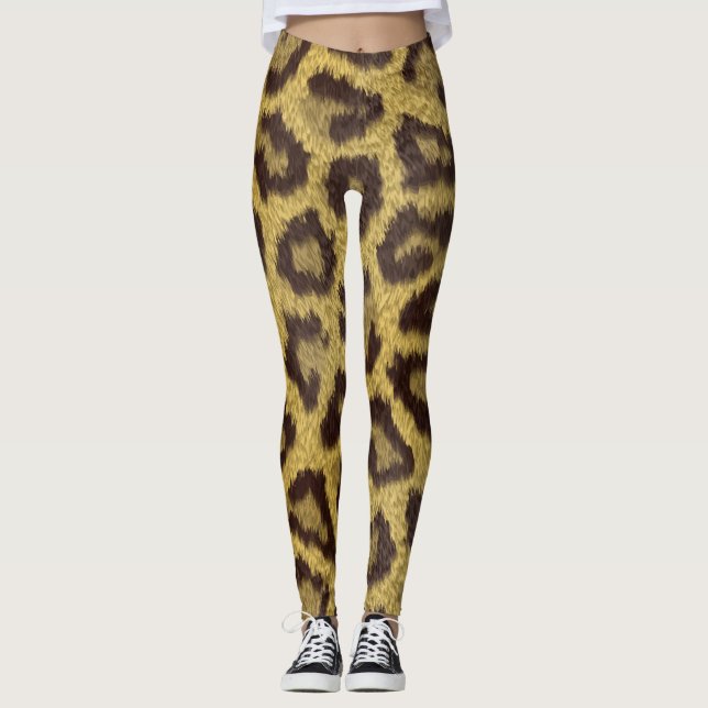 Kattaktiga Leggings (Framsida)