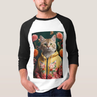 Kattaktiga mönster" t shirt