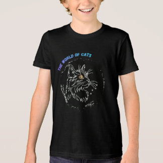 Kattälskar-design med klipp t shirt