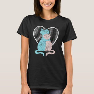 Kattälskare Alla hjärtans dag Hjärtan Dag Cupid Kä T Shirt