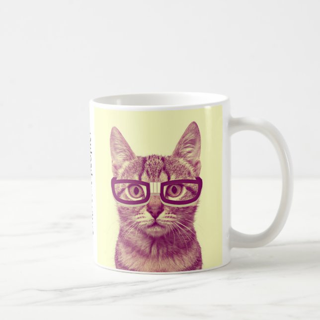 Kattälskare är det mest smart folket! kaffemugg (Höger)