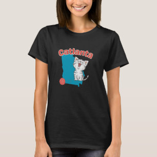 Kattälskare Atlanta Georgia Kattpappa Kattmamma Hu T Shirt
