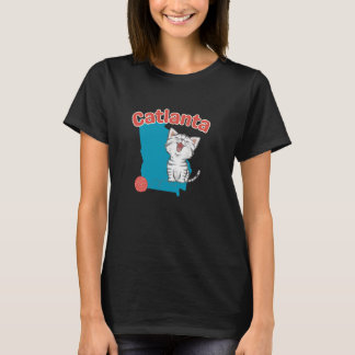 Kattälskare Atlanta Georgia Kattpappa Kattmamma Hu T Shirt
