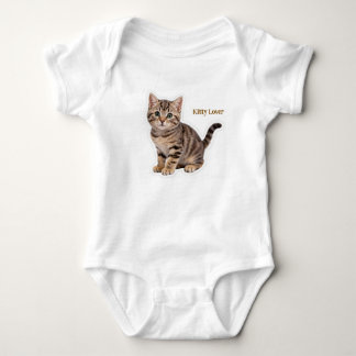 kattälskare babyklänning t shirt
