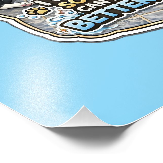 Kattälskare Bättre Liv Fototryck (Hörn)