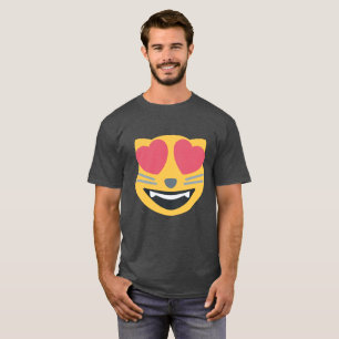Kattälskare Emoji Tee Shirt