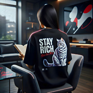 Kattälskare Förmögenhet Mentalitet Motiverande T-S T Shirt