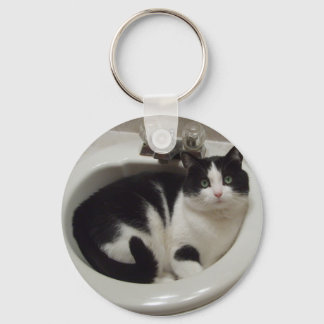 Kattälskare, glädje nyckelring