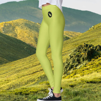 Kattälskare Husdjursmamma Gul Grön Svart Anpassad Leggings