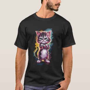 Kattälskare Ilsken Katt Kattdjur Present Grafiska T Shirt