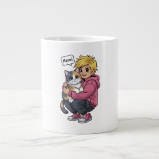 Kattälskare Jumbo Mugg