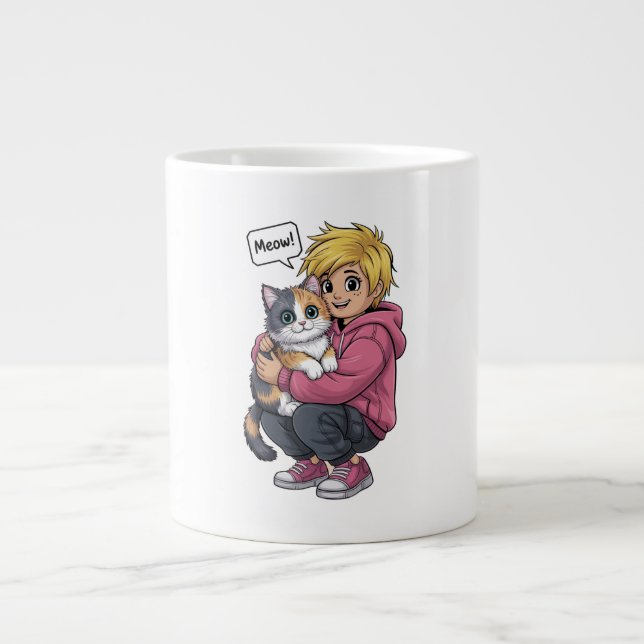 Kattälskare Jumbo Mugg (Framsidan)
