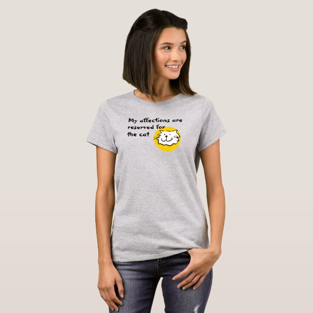 Kattälskare Kattägare T-shirt (Hel framsida)
