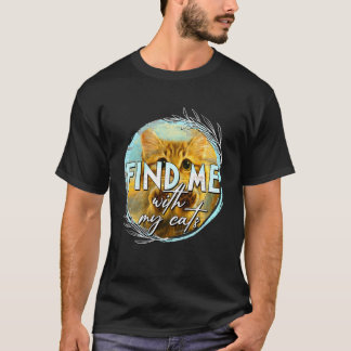 Kattälskare Kattmamma Kattperson Pälsmamma Hittar T Shirt