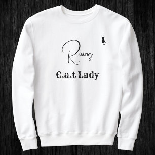 Kattälskare Kattmamma Vit Och Svart Anpassningsbar T Shirt