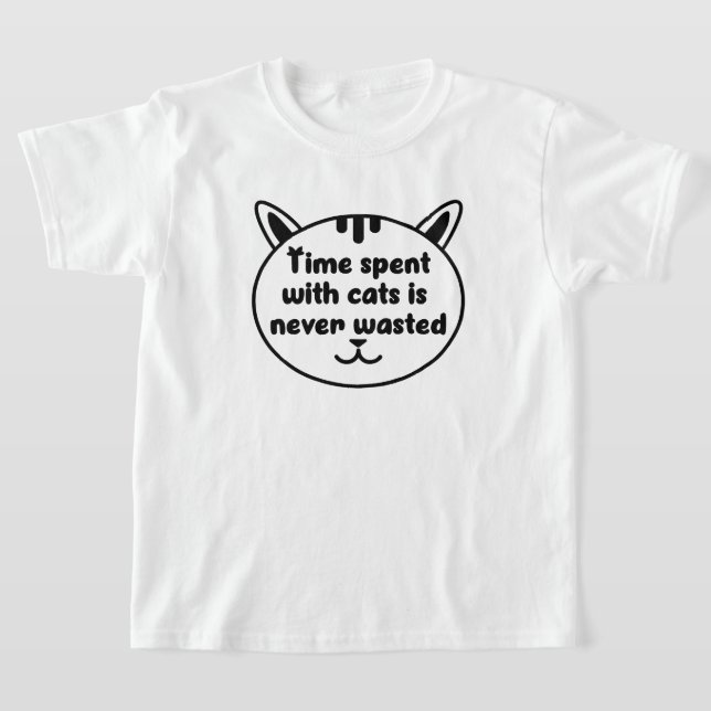 Kattälskare mår t shirt (Laydown)