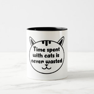 Kattälskare mår Två-Tonad mugg