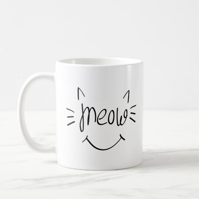 Kattälskare Meow Kaffemugg (Vänster)
