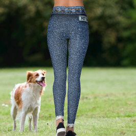Kattälskare Modern Falska Denim Blå Byxor
