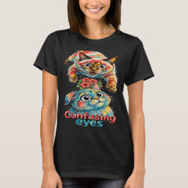 Kattälskare Rolig Siamese & Chartreux Charm PNG  T Shirt