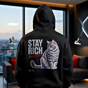Kattälskare Roliga Pengar Motivation Rikedom Tanke T Shirt