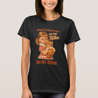 Kattälskare Sarksatisk Andas Inte På Min Kisse T Shirt