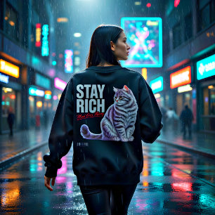 Kattälskare "Sinne över pengar" Rollig finans-tröj T Shirt
