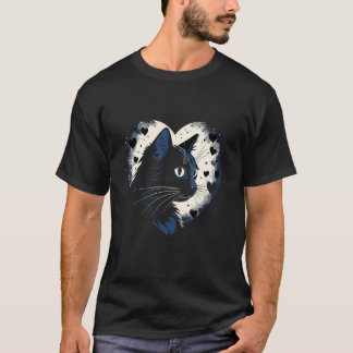 Kattälskare som älskar katter Roligt för kvinnor t Shirt