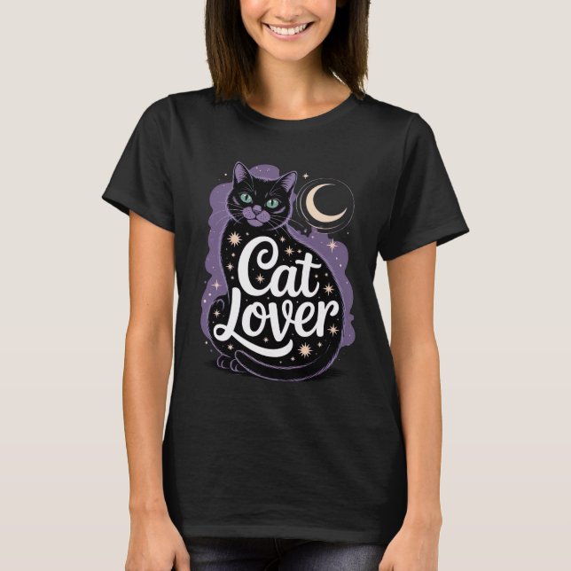 Kattälskare T Shirt (Framsida)