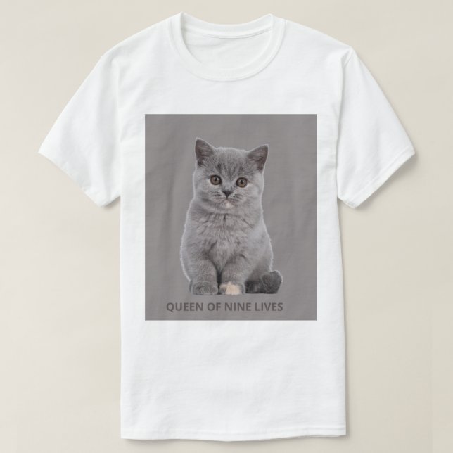 Kattälskare T-Shirt  (Design framsida)