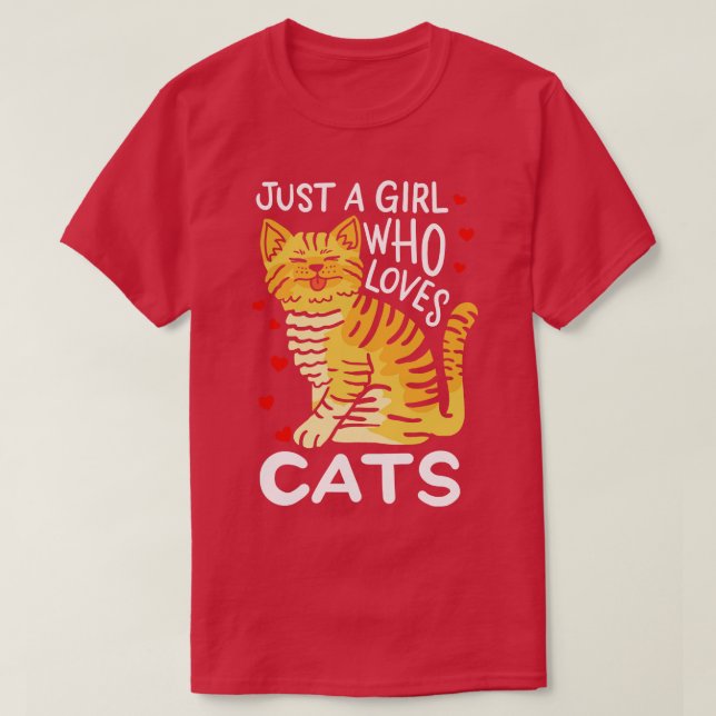 Kattälskare T Shirt (Design framsida)