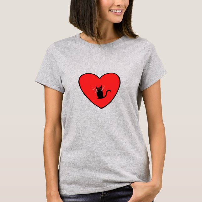Kattälskare T Shirt (Framsida)