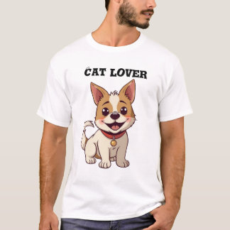 Kattälskare T-shirt design