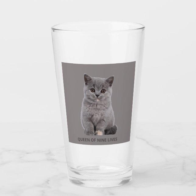 Kattälskare T-Shirt  Glaskopp (Framsida)