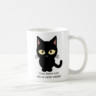 Kattälskare. Time spenderade med katter slösas Kaffemugg