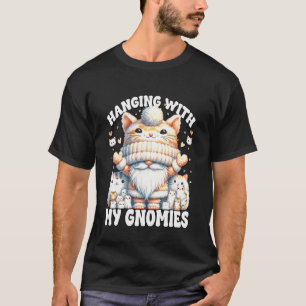 Kattälskare Tomte Grafik För Kattmamma Som Hänger  T Shirt