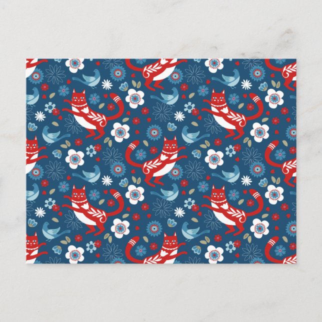 Kattälskare vykort (Framsida)