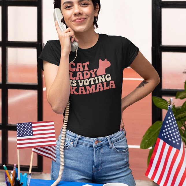 Kattälskarens snabba stöd till Kamala T Shirt (Skapare uppladdad)