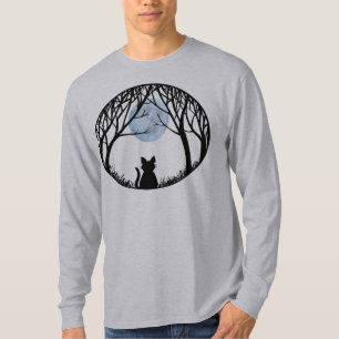 Kattälskarskjorta Fet Svart Katt Unisex Kjorta Tee