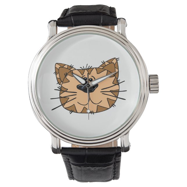 Kattansikte Armbandsur (Framsida)