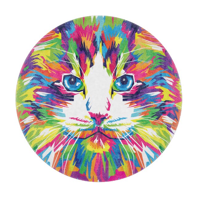 Kattansikte Geometrisk Prismatisk Design-32453 (Framsidan)