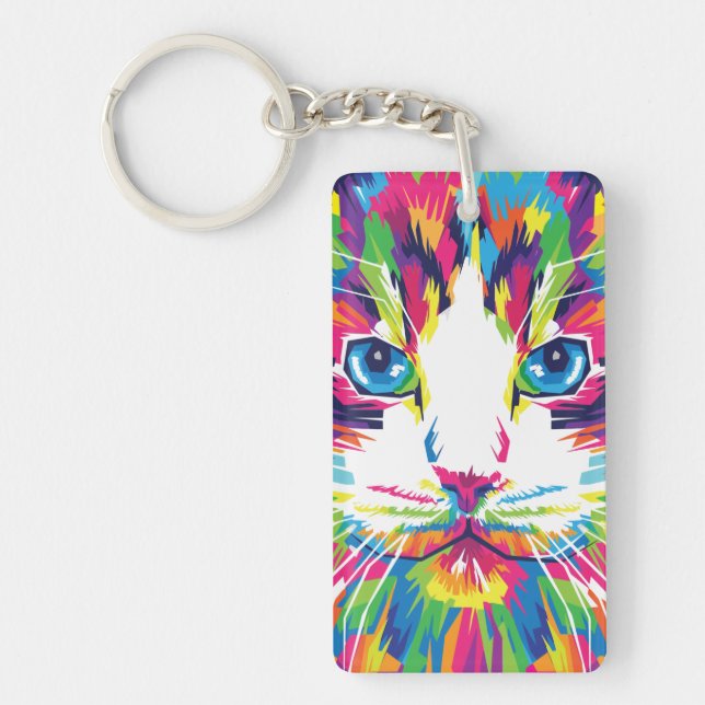 Kattansikte Geometrisk Prismatisk Design-32453 (Framsidan)
