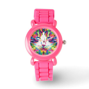 Kattansikte Geometrisk Prismatisk Design-32453 Armbandsur