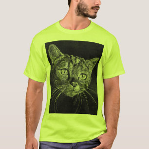 Kattansikte min högstadiumteckning tee