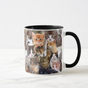 Kattansiktemönster Mugg