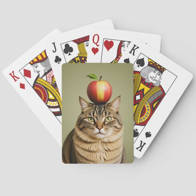 Kattäpple Casinokort (Baksidan)